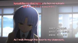 Angel Beats! OP — My Soul, Your Beats! — Japanese \u0026 English lyrics — 1080p