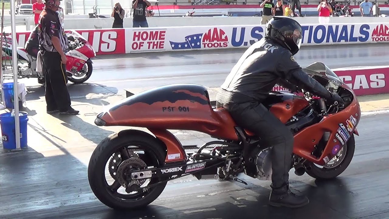 Supercharged Pro Street 7 04 210mph motorcycle  drag  racing  