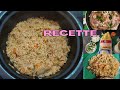 Recette  rapide et facile poulet et riz chinois