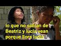 lucia llora amargamente por sus padres que ya no existen este video te ara llorar