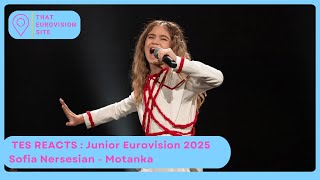 TES Reaction Video: "Motanka" - Sofia Nersesian (JESC Ukraine 2025) - That Eurovision Site
