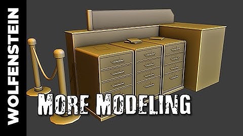 BLENDER: WOLFENSTEIN MODELING (PART 2)