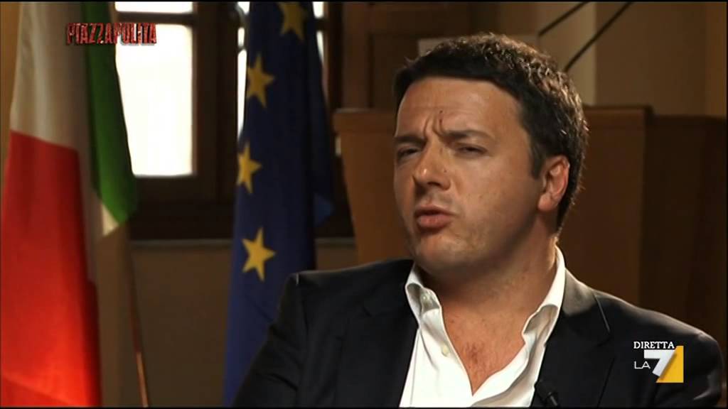 Piazzapulita - Renzi su Letta: nessun imbarazzo