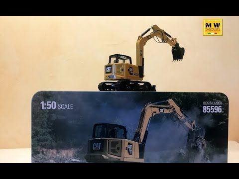 Cat 308 Cr Mini Hydraulic Excavator Diecast Masters N 85596 1 50 Youtube