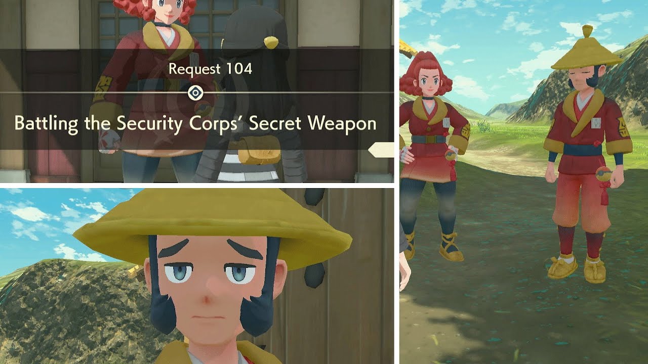 Request 104 | Battling the Security Corps' Secret Weapon | Zisu | Pokemon Legends: Arceus | PLA