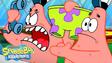 1 HOUR of Patrick at the Krusty Krab! 🍔 | @SpongeBobOfficial