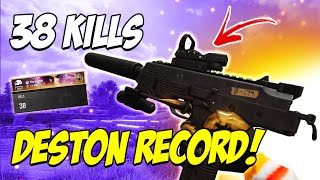38 Kills Deston RECORD! - MP9 IS INSANE Pubg Console