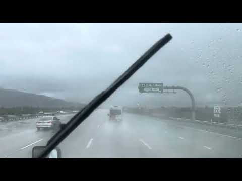 Driving in the rain SoCal