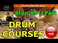 Drum Lessons • Step By Step 5Part 1 Ostinato Rhythmic Patterns In Grooves • Drum Courses DDrums