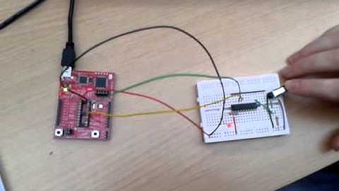 Fast / slow blinking LED example for MSP430G2553 with microswitch