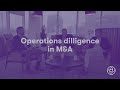 Operations diligence in ma  ebitda improvement  mergers and acquisitions  grant thornton