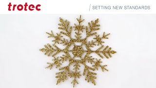 How to create beautiful Christmas ornaments | TroGlitter | Trotec Laser screenshot 5
