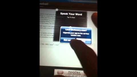 How to use Dictionary.com App on the iPad