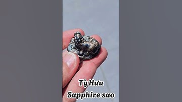Tỳ Hưu đá quý Sapphire sao - Linh vật phong thủy chiêu tài #phongthuy #sapphire #tyhuu