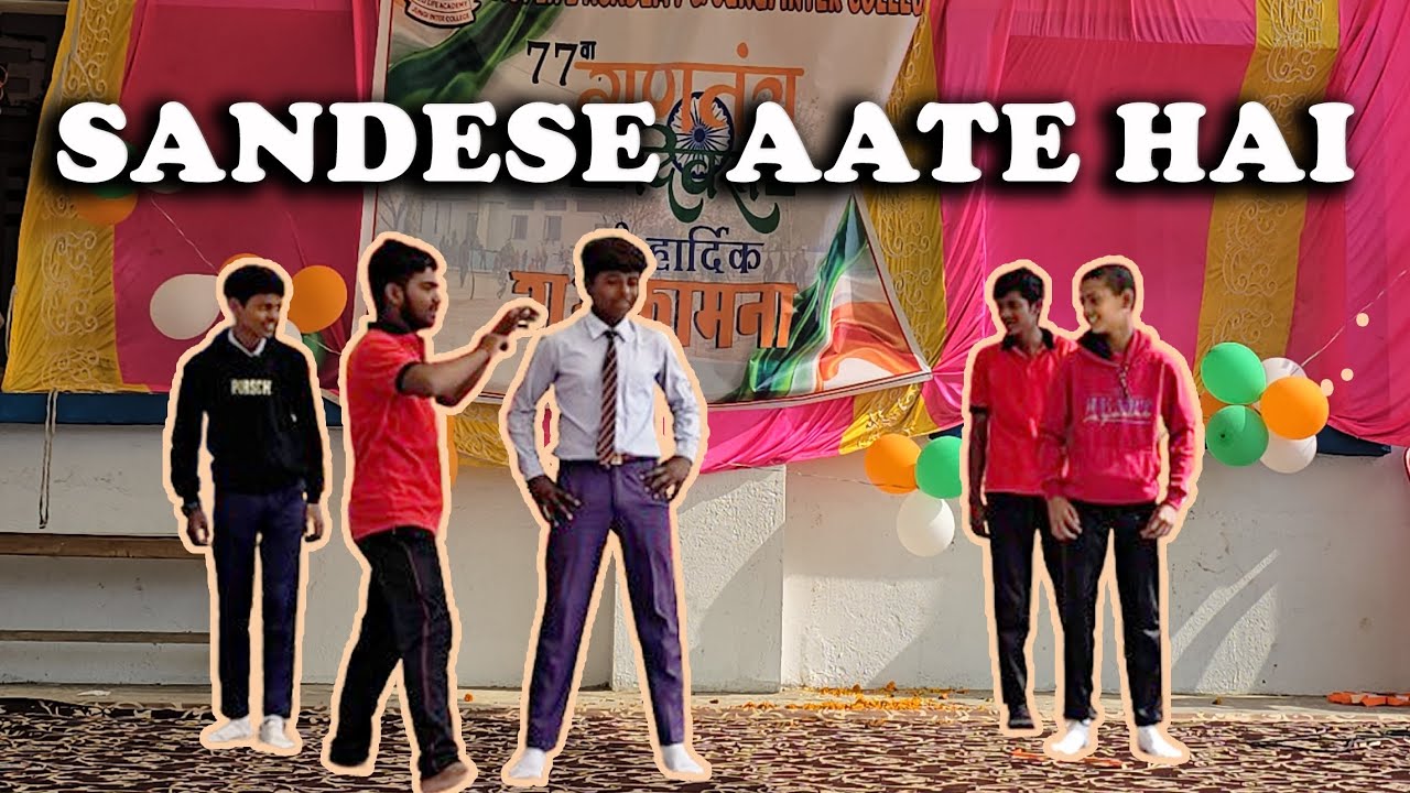 09 || Republic day Dance performance by class 8th Boys. - YouTube