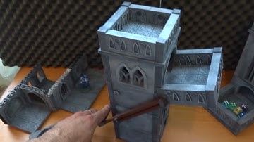 Self-loading modular dice tower and 3d printable testing 2