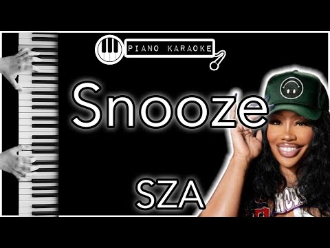 Snooze - SZA - Piano Karaoke Instrumental