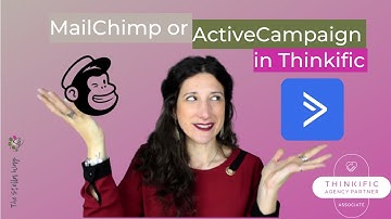 Integrate MailChimp or ActiveCampaign in Thinkific