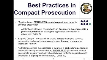 Patent Examiner Interviews - Part One: Motivation, History and Training HD