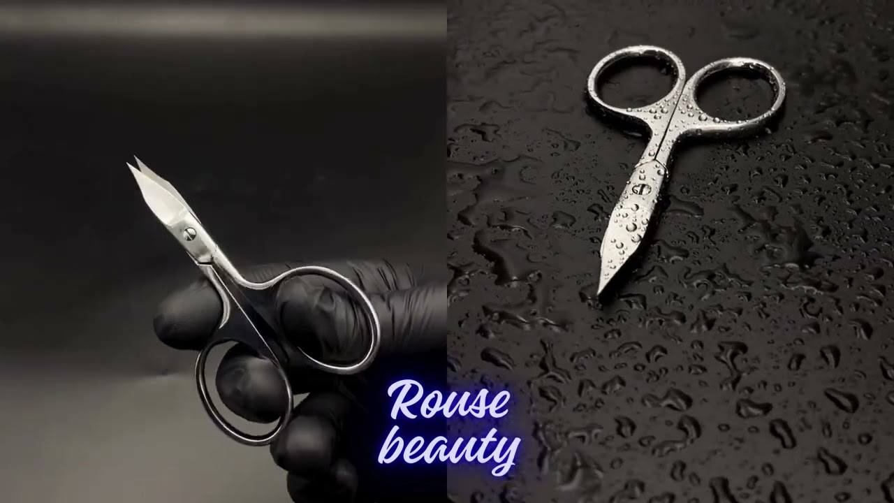 Rouse Beauty, professional nails scissors, eyebrows, cuticles, grooming, beard, sharp manicure, nose