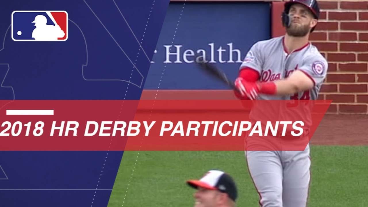 2018 MLB Home Run Derby results, bracket: Bryce Harper walks it off in ...