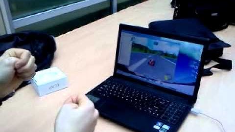 SuperTuxKart using LeapMotion Controller: Test #1