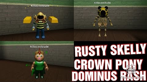 How to get THE RICHEST CRIMINAL & CROWN PONY & RUSTY SKELLY IN PIGGY ROLEPLAY - 2