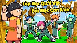 Lớp Học Quái Vật Tập 9 : HIHA HOÀN THÀNH BÀI HỌC CON MỰC CỦA THẦY HEROBRINE*TRÒ CHƠI CON MỰC 🤣😎