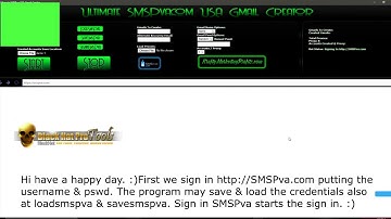 Ultimate SMS PVA Gmail & YouTube Account Creator