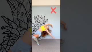 Backbend Fall EASY Tutorial🔥😱 #gymnast #howto #flexibility #easy #easytips #easytutorial