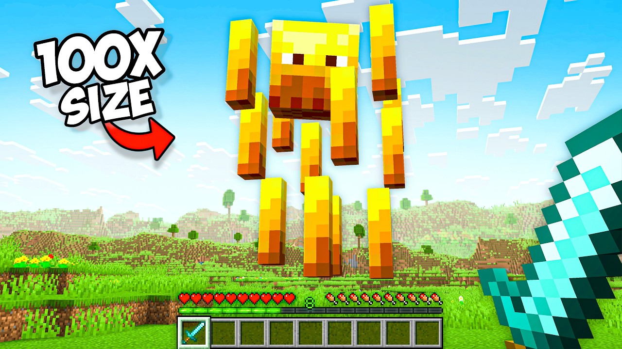 Minecraft, But Mob Sizes Are Random (LIVE)