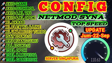 UPDATE CONFIG || NetMod Syna || Axis || XL || Tsel || Isat || Support VC
