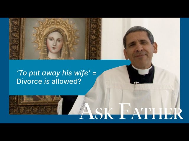 Jesus Christ and His Church VS Scripture on Divorce | Ask Father with Fr. Michael Rodríguez