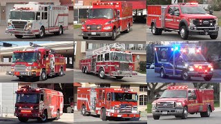 Fire Trucks Police & EMS Responding Compilation 2024 #2: January 2024 Recordings