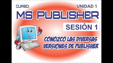 MS PUBLISHER SESION 1