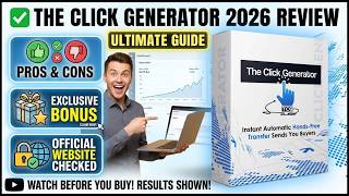 ✅ The All New Click Generator Review 2026 | Official Website, Pros & Cons + Exclusive Bonus