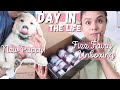 Day in the Life of a Home-Based Small Business // fizz fairy krazycolors unboxing, new puppy