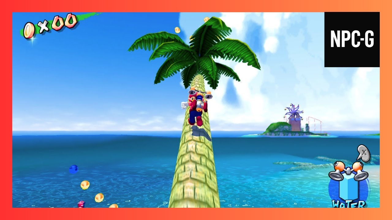 Gelato Beach Gameplay Super Mario Sunshine: Dolphin Emulator (No Commentary)