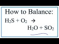 Balancing Chemical Equations Practice