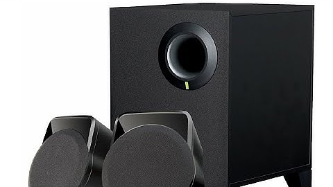 Unboxing creative 2.1 speakers