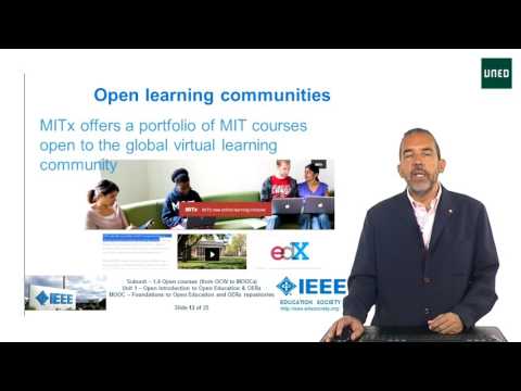 1.4 Open courses (from OCW to MOOC)