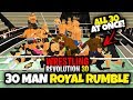 THE MOST INSANE RUMBLE MATCH!! | WR3D 30 Man Royal Rumble (Wrestling Revolution 3D)