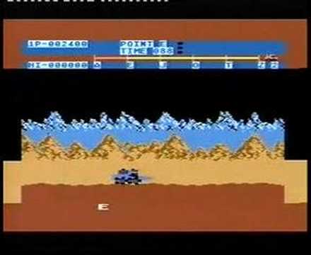 Atari 800 XL - Moon Patrol