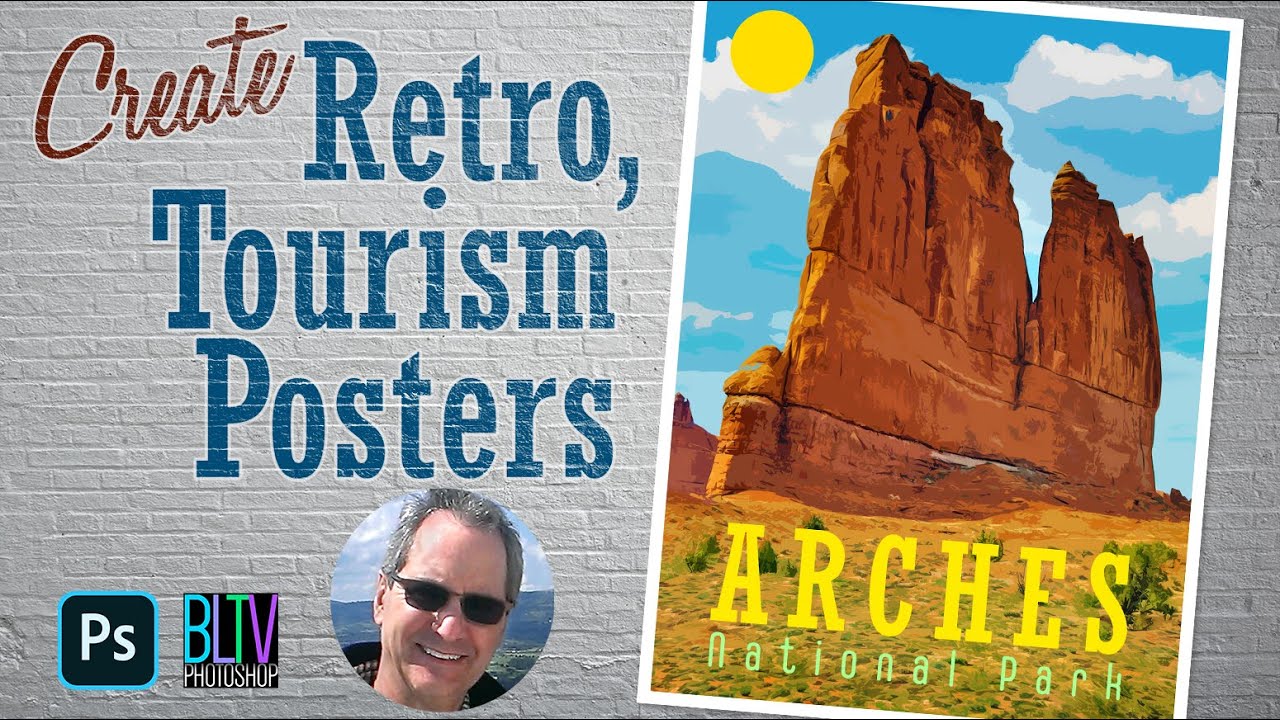 Photoshop How to Create a Stunning Retro Tourism Poster