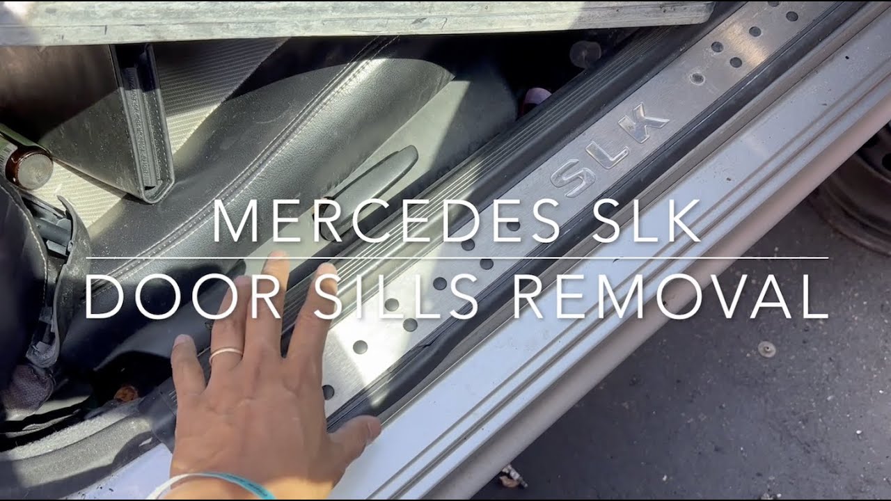 mercedes slk door sills YouTube