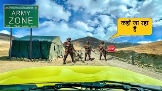 Why INDIAN ARMY stopped Us ?  before CHINA BORDER | WINTER LADAKH 2023 | Ep-10