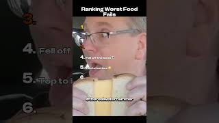 Ranking the worst food fails💀 #fail #funnymoments