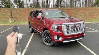 2023 GMC Yukon XL 4WD Denali: Start Up, Exhaust, Test Drive, Walkaround, POV and Review