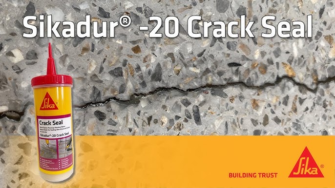 Sikadur 20® Crack Seal - Concrete repair/Quy Trình Trám, Xử Lý Vết Nứt Bề Mặt Bê Tông - YouTube