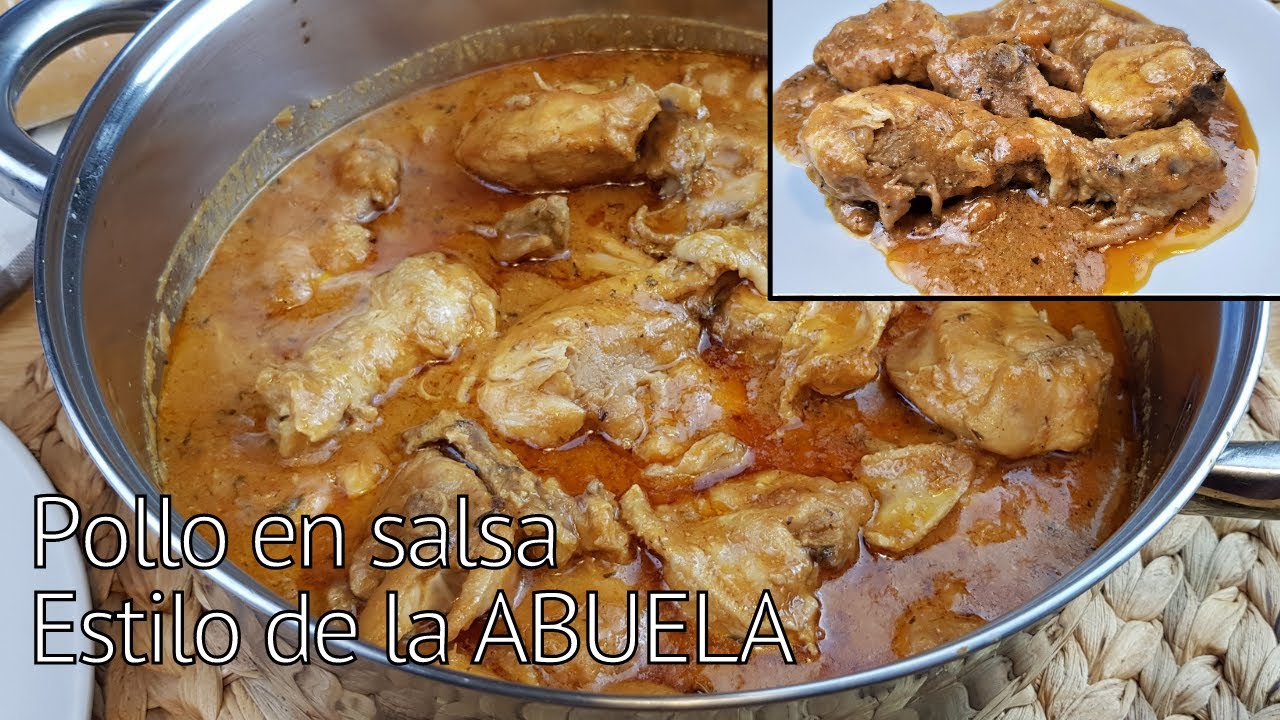 ⭐ Pollo en salsa al Estilo de la Abuela - YouTube